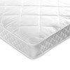 GRADE A2 - Diamond Platinum Luxury Quilted Small Double 4ft Coil Sprung Mattress