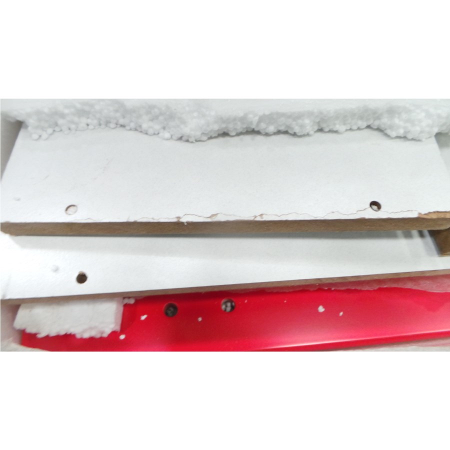 GRADE A2 - Julian Bowen London Bus Bunk Bed In Red 