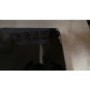 GRADE A2 - AmberGlo Modern Curved Electric Wall Mount Fire with Crystal Fire Bed