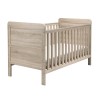 Natural Wood Cot Bed with 3 Adjustable Heights - East Coast Fontana