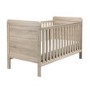 Natural Wood Cot Bed with 3 Adjustable Heights - East Coast Fontana