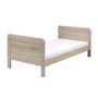 Natural Wood Cot Bed with 3 Adjustable Heights - East Coast Fontana