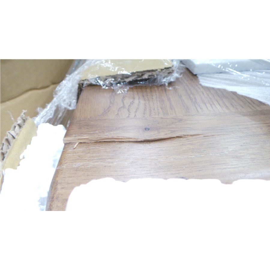 GRADE A2 - Windsor Solid Dark Oak Shoe Storage Cupboard - 20 Pairs