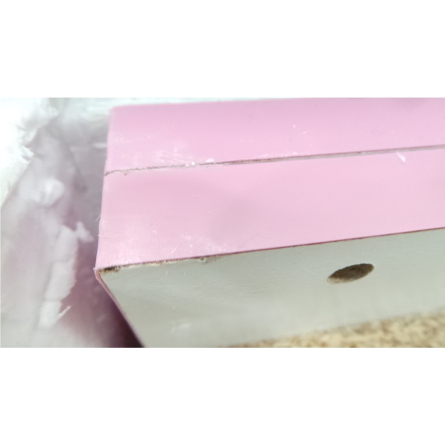 GRADE A2 - Julian Bowen Stella Girls Low-Sleeper in Pink and White 