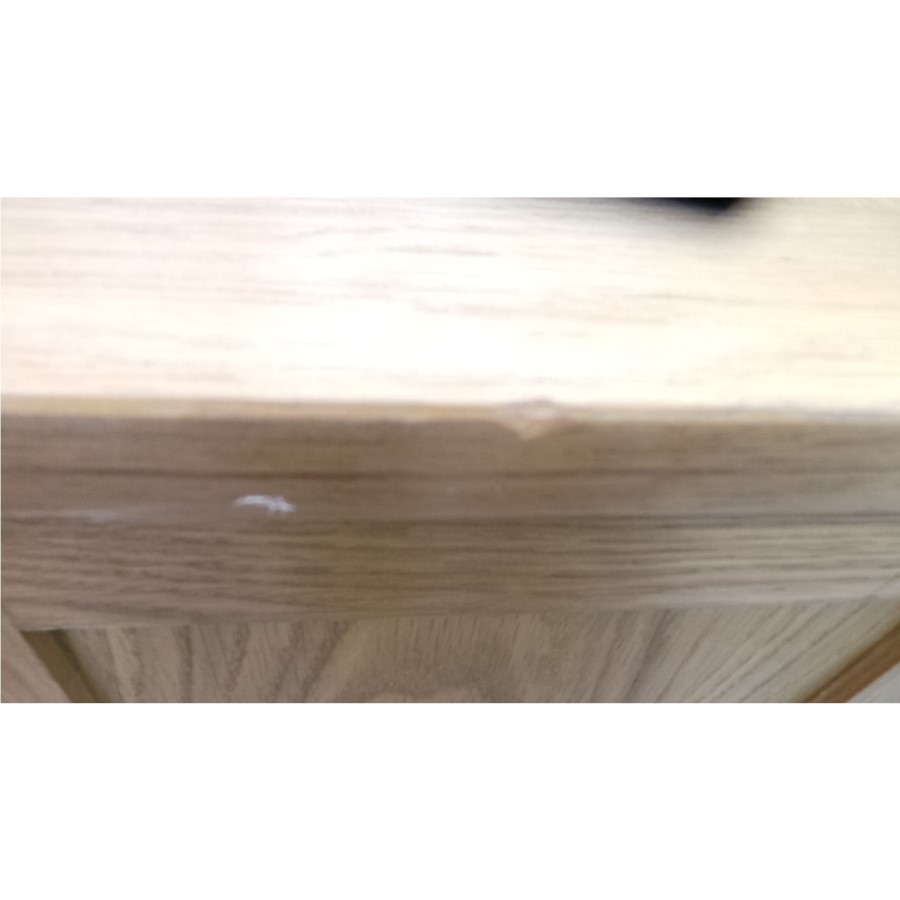 GRADE A2 - Windsor Solid Oak Shoe Storage Cupboard - 15 Pairs