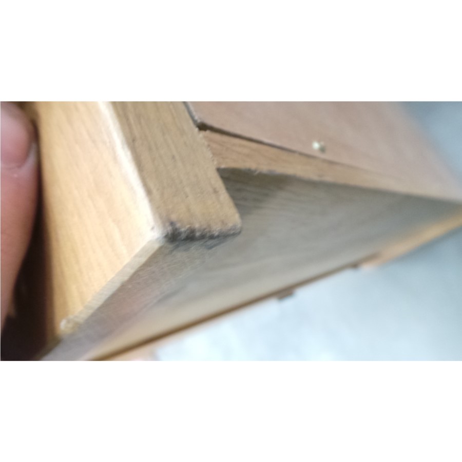 GRADE A2 - Windsor Solid Oak Shoe Storage Cupboard - 15 Pairs