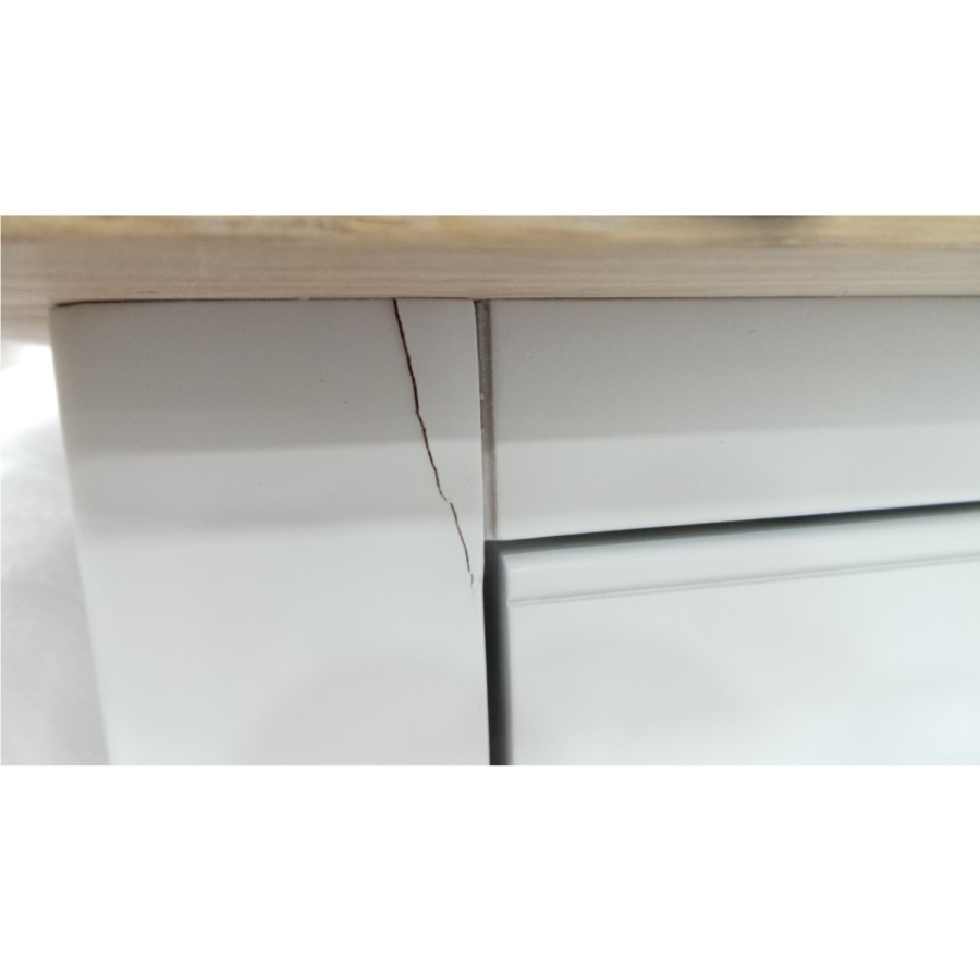GRADE A2 - Darley Two Tone Chest of Drawers in Soild Oak and Light Grey