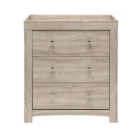 Natural Wood Changing Table with 3 Drawers - East Coast Fontana