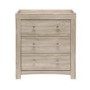 Natural Wood Changing Table with 3 Drawers - East Coast Fontana