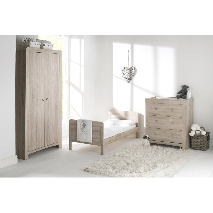 Natural Wood Double Wardrobe - East Coast Fontana 