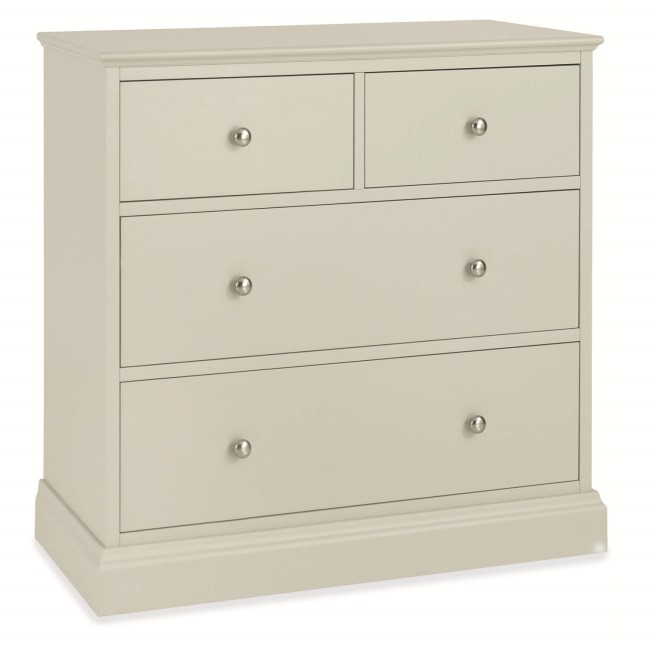 GRADE A2 - Bentley Designs Ashby 2+2 Drawer Chest in Cotton White 