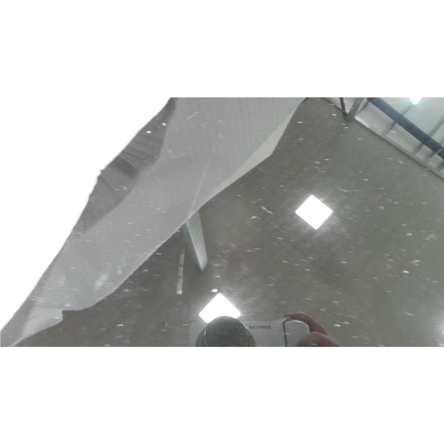 GRADE A2 Tiffany White High Gloss Curved Coffee Table With Black