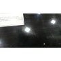GRADE A2 - Lexi Black High Gloss 2 Drawer Bedside Table