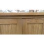 GRADE A2 - Windsor Solid Oak Corner Storage Cupboard
