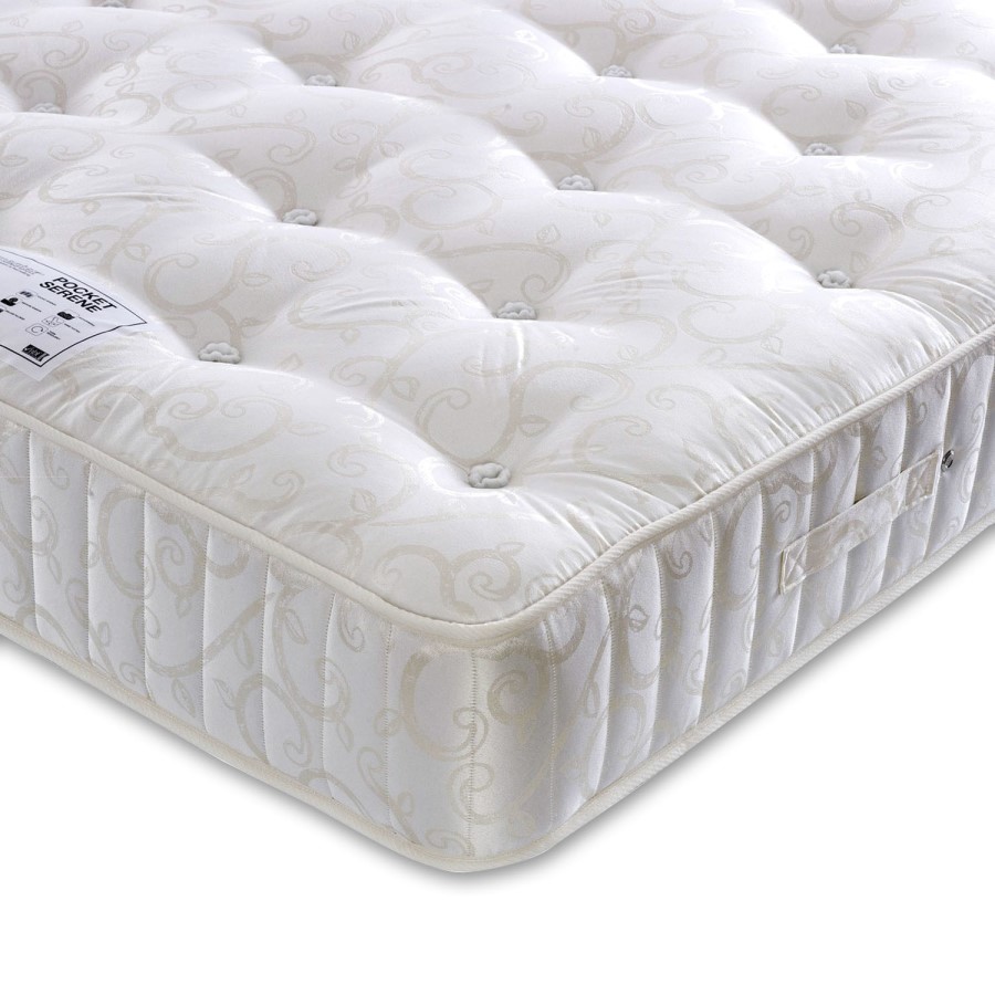 GRADE A1 - Serena 1000 Pocket Orthopaedic Tufted Small Double 4ft Mattress