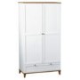 Seconique Arcadia Ash 2 Door 1 Drawer Wardrobe
