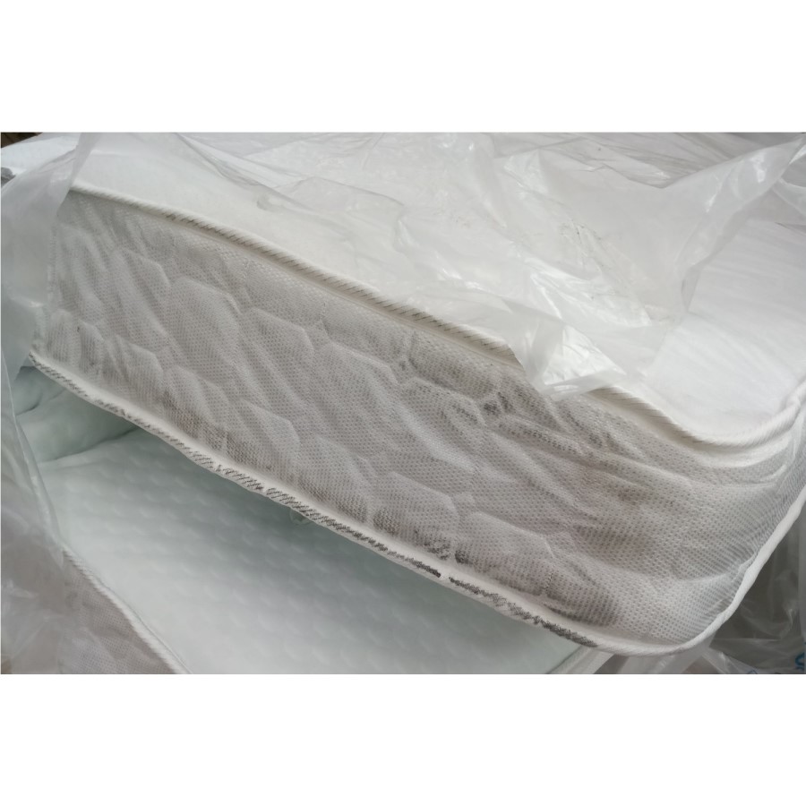 GRADE A2 - Cool Blue Spring and Memory Foam Classic Mattress Double 4ft6