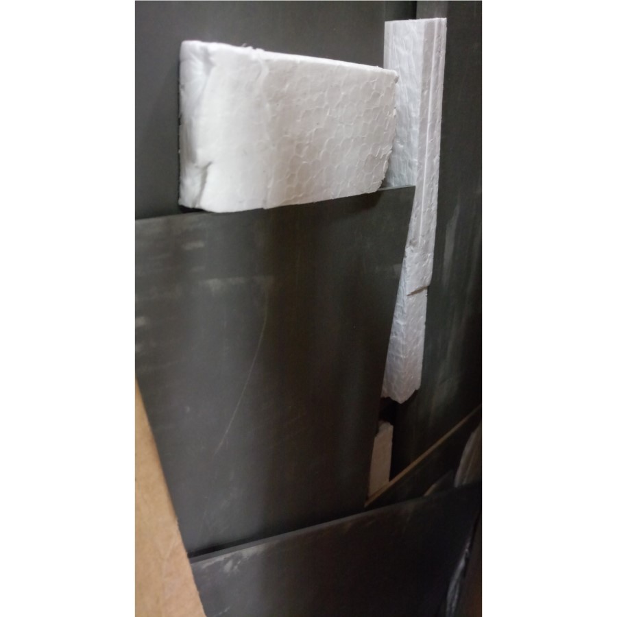 GRADE A2 - Harper Grey Solid Wood 4+3 Wide Chest of Drawers