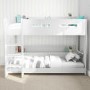 GRADE A2 - Sky White Bunk Bed - Ladder Can Be Fitted Either Side!