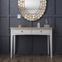 GRADE A2 - Darley Two Tone Dressing Table in Solid Oak and Light Grey