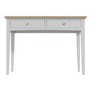 GRADE A2 - Darley Two Tone Dressing Table in Solid Oak and Light Grey
