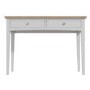 GRADE A1 - Grey Dressing Table in Solid Oak - Darley