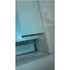 GRADE A2 - Jenson White High Gloss 2 Drawer Bedside Drawers
