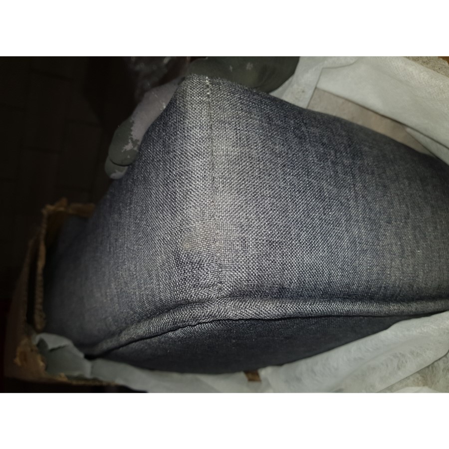 GRADE A2 - Kitson Grey Corner Sleeper Sofa Bed in Fabric