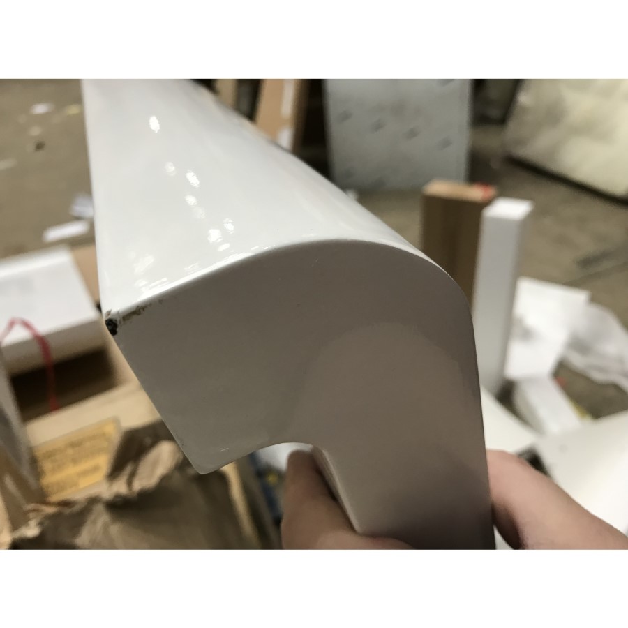 GRADE A2 - High Gloss White Coffee Table with LED Lighting - Tiffany Range