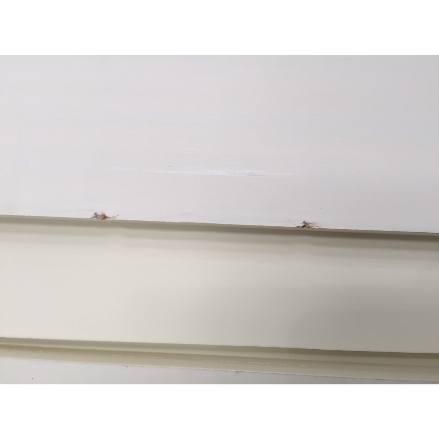 GRADE A2 - Emery 3 Drawer Bedside Cabinet in Cream/Ivory