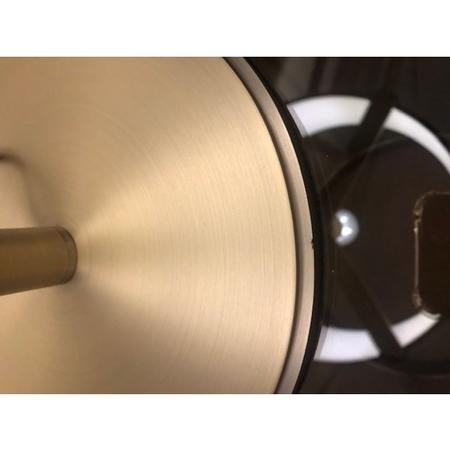 GRADE A2 - Table Lamp with Green Shade & Antique Brass Base - Nicholson