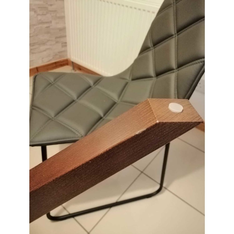 GRADE A2 - Chelsea Round Walnut & Glass Dining Table - Julian Bowen Range