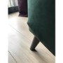 GRADE A2 - Inez Chesterfield Sofa in Dark Green Velvet - Seats 3