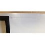 GRADE A2 - AmberGlo White Wall Mounted Electric Fireplace Suite with Log & Pebble Fuel Bed
