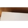 GRADE A2 - AmberGlo White Wall Mounted Electric Fireplace Suite with Log & Pebble Fuel Bed