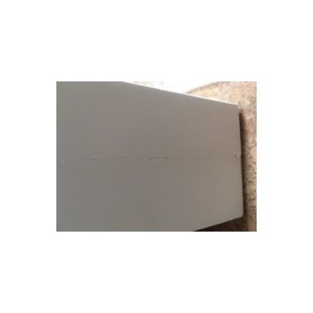 GRADE A2 - Windsor Painted White Solid Wood Corner TV Unit