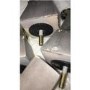 GRADE A2 - Belvedere Silver Velvet Sofa - Seats 4