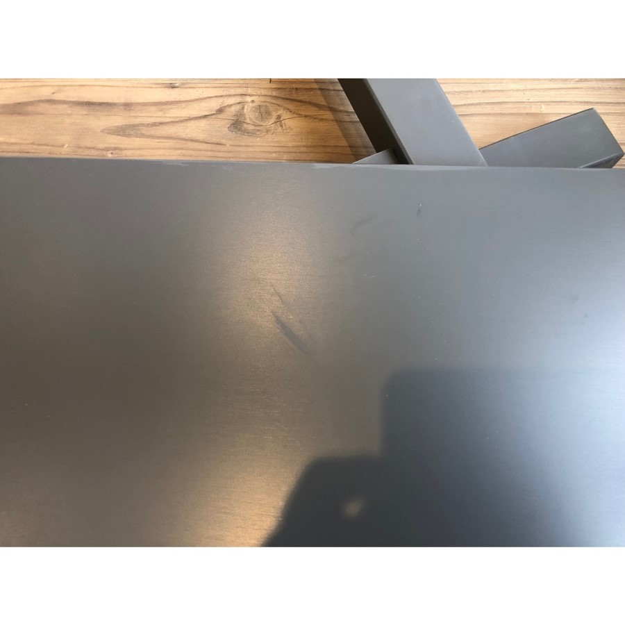 GRADE A2 - Harper Grey Solid Wood Dressing Table