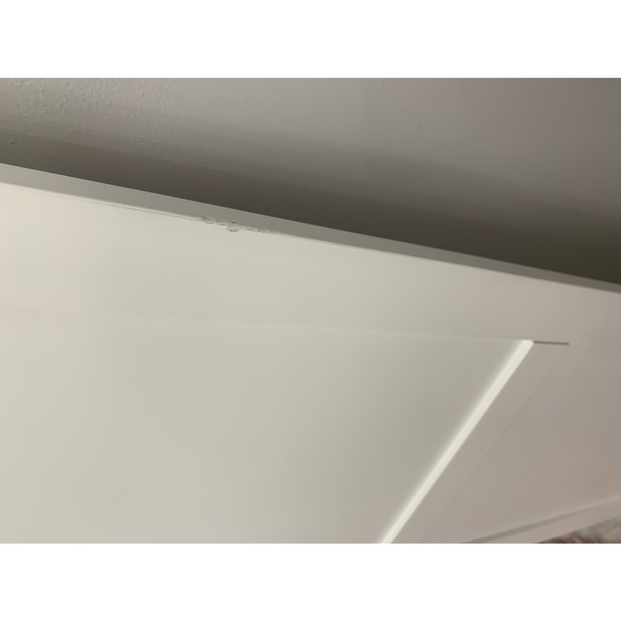 GRADE A2 - Florentine Triple White Wardrobe with Drawers - French Style