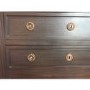 GRADE A2 - Bridget 3 Drawer Handmade Dark Grey Chest of Drawers in Solid Wood