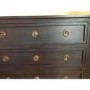 GRADE A2 - Bridget 3 Drawer Handmade Dark Grey Chest of Drawers in Solid Wood
