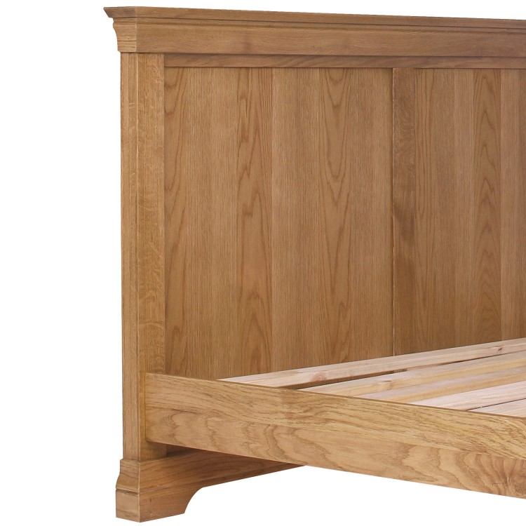 Loire Oak Farmhouse King Size Bed