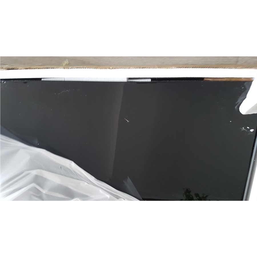 GRADE A2 - High Gloss Black Coffee Table with LED Lighting - Tiffany Range