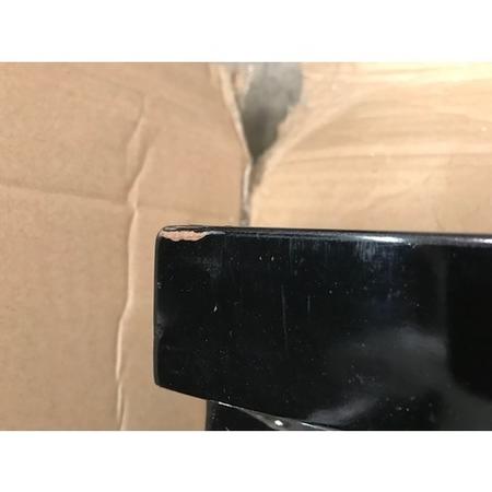 GRADE A2 - High Gloss Black Coffee Table with LED Lighting - Tiffany Range