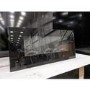 GRADE A3 - Black Wall Mounted or Recessed Electric Fire with Log and Crystal Fuel Bed - Amberglo
