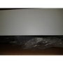 GRADE A2 - AmberGlo White Wall Mounted Electric Fireplace Suite with Log & Pebble Fuel Bed