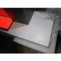 GRADE A2 - AmberGlo White Wall Mounted Electric Fireplace Suite with Log & Pebble Fuel Bed