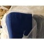 GRADE A2 - Clara Navy Blue Velvet 3 Seater Sofa