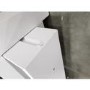 GRADE A2 - White Corner TV Unit in Solid Wood - TV up to 36" - Windsor
