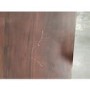 GRADE A2 - Small Sideboard in Dark Wood & Gold - Mari